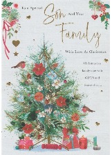To A Special Son And Your Family With Love At Christmas